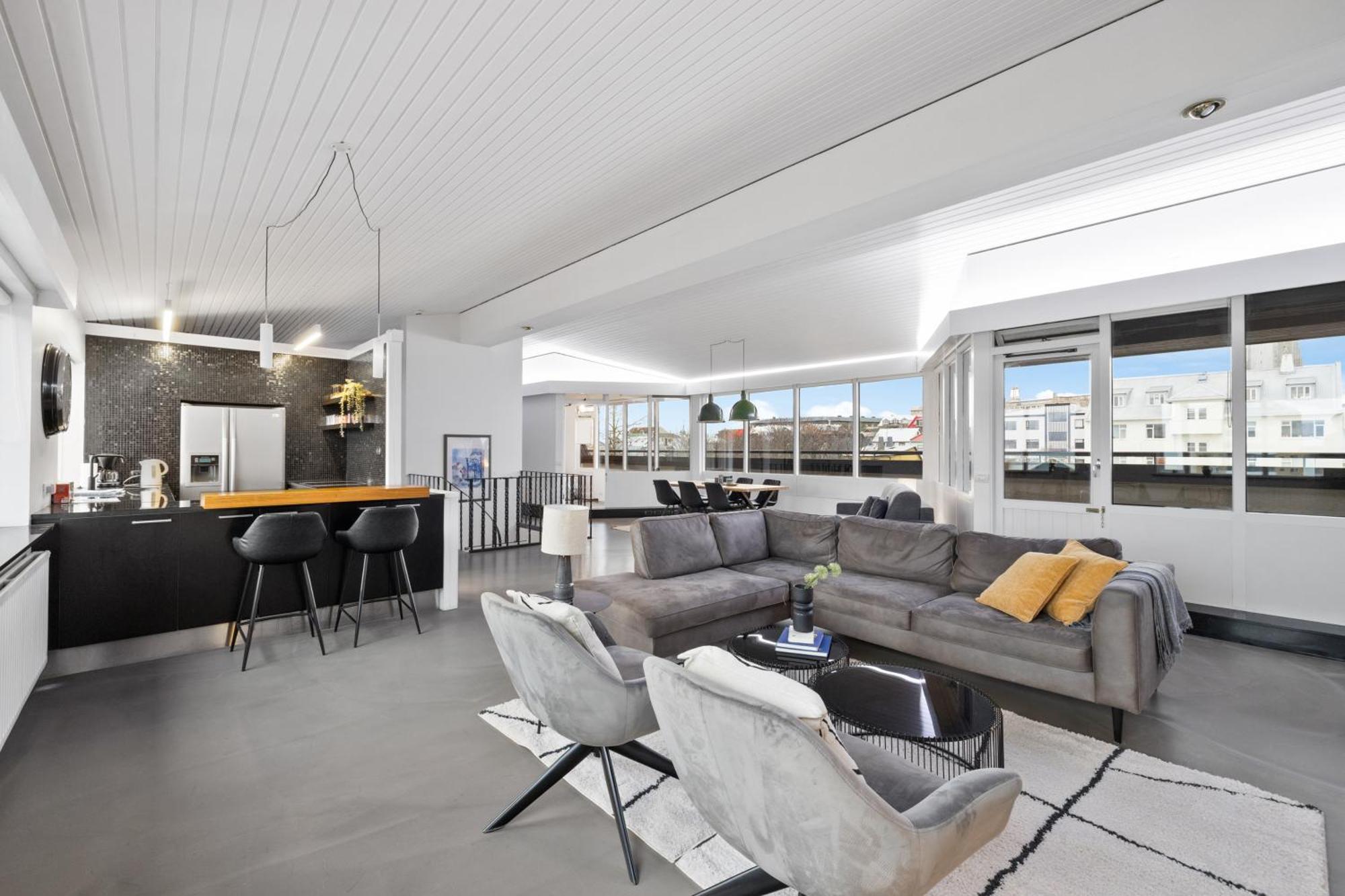 Penthouse On The Shopping Street-free Parking Reykjavik