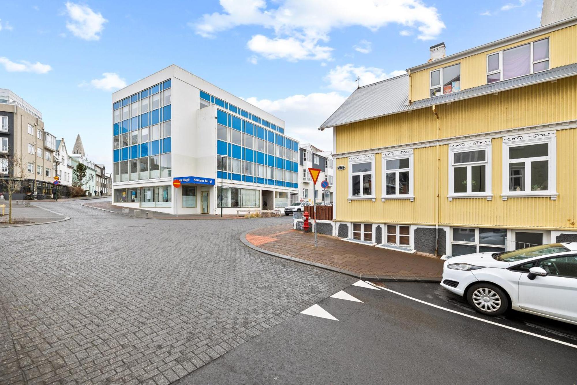The Center Of Downtown Reykjavík