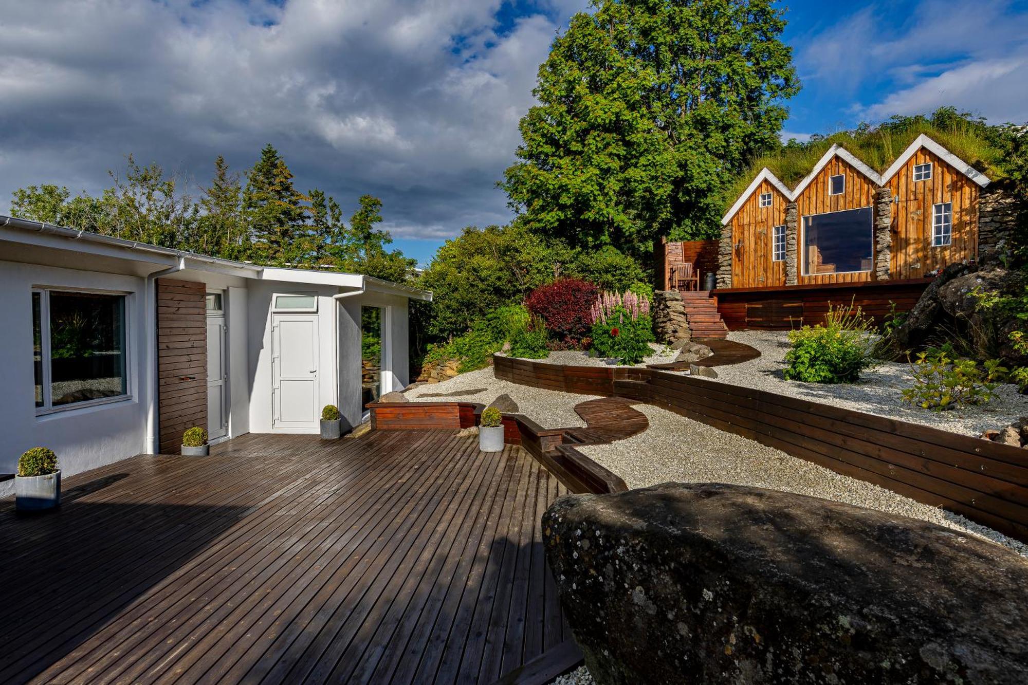 Villa Iceland Sjf Villa, Hot Tub & Outdoor Sauna Amazing Mountains And View Over *
