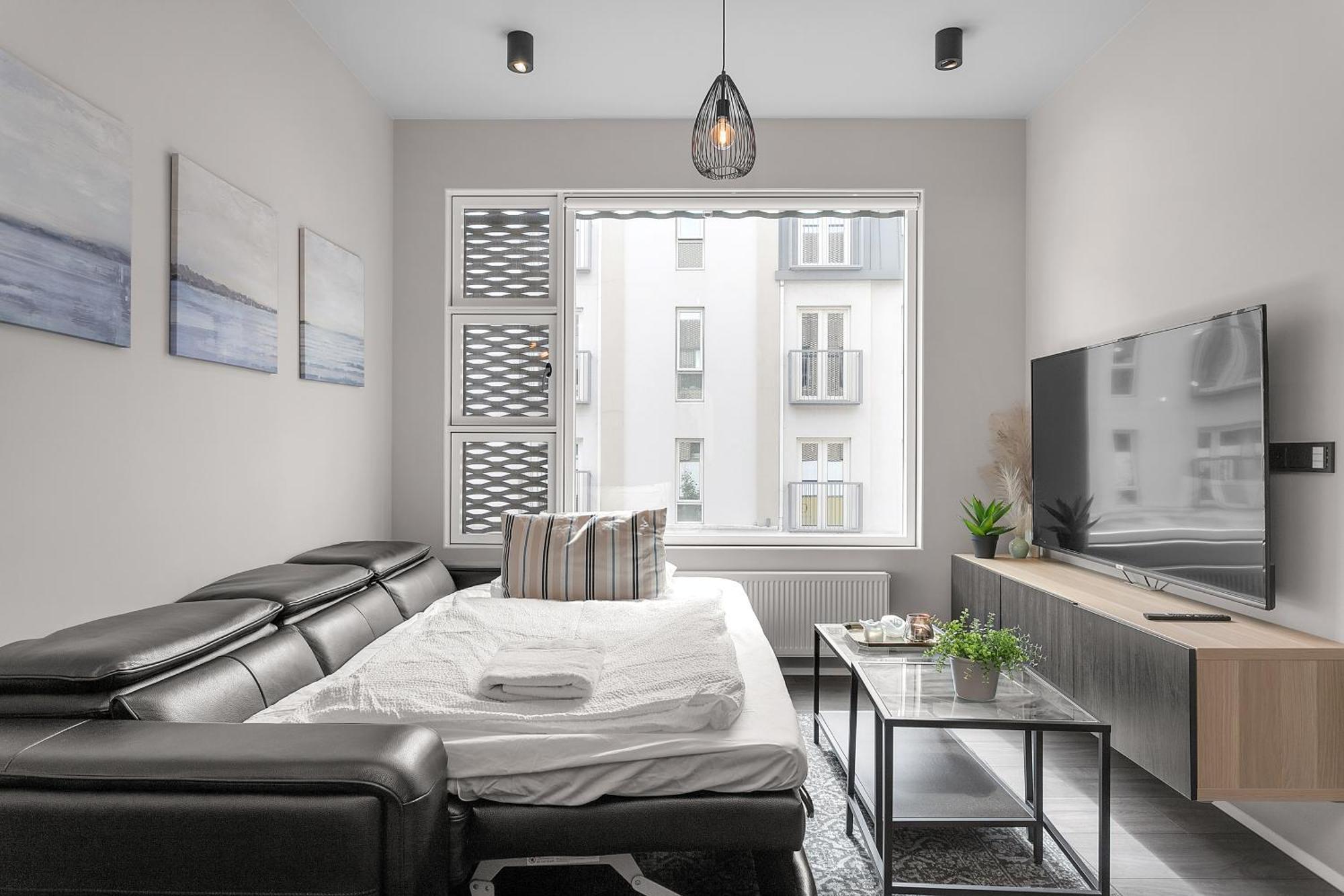 Vibrant Hafnatorg I Spacious With Expansive Garage Apartment Reykjavik